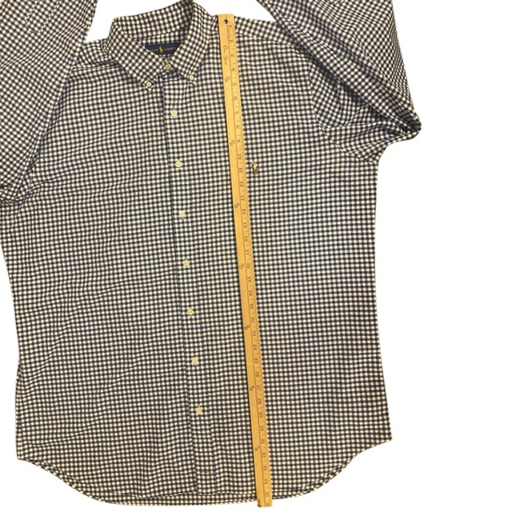 Ralph Lauren Shirt Men’s XLT Blue White Check Button Down Logo Classic Preppy - Picture 8 of 10